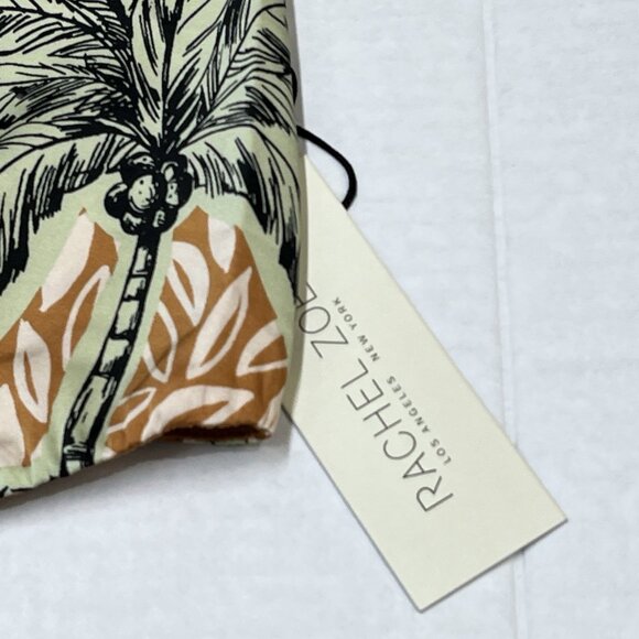 Rachel Zoe Tropical Print Jumpsuit - Green and Brown - Picture 5 of 14